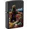 Zippo 2024 Zippo Linda Picken Brown Bear, Black Matte,  ZIP-48597 - alternate 3